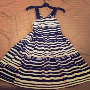 Black and White Stripe Dress